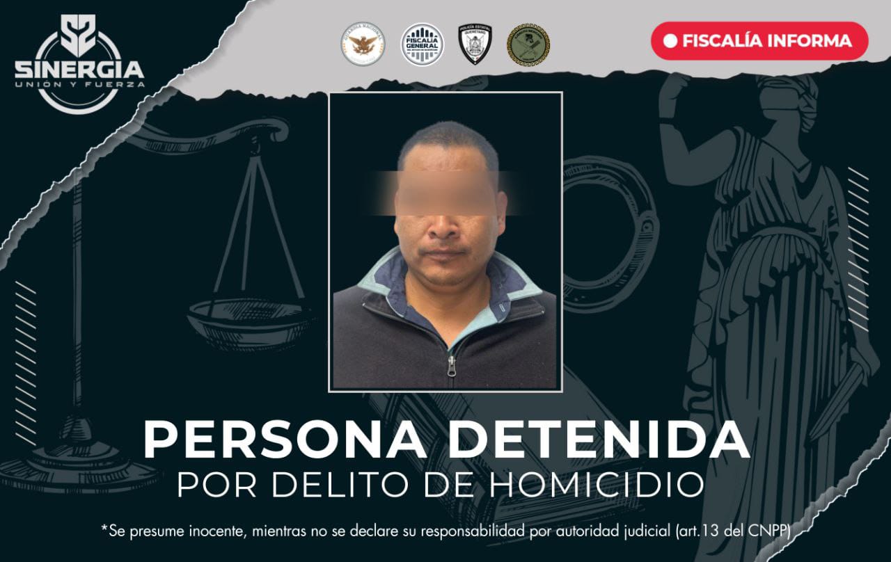 En prisión por homicidio ocurrido en Amealco
