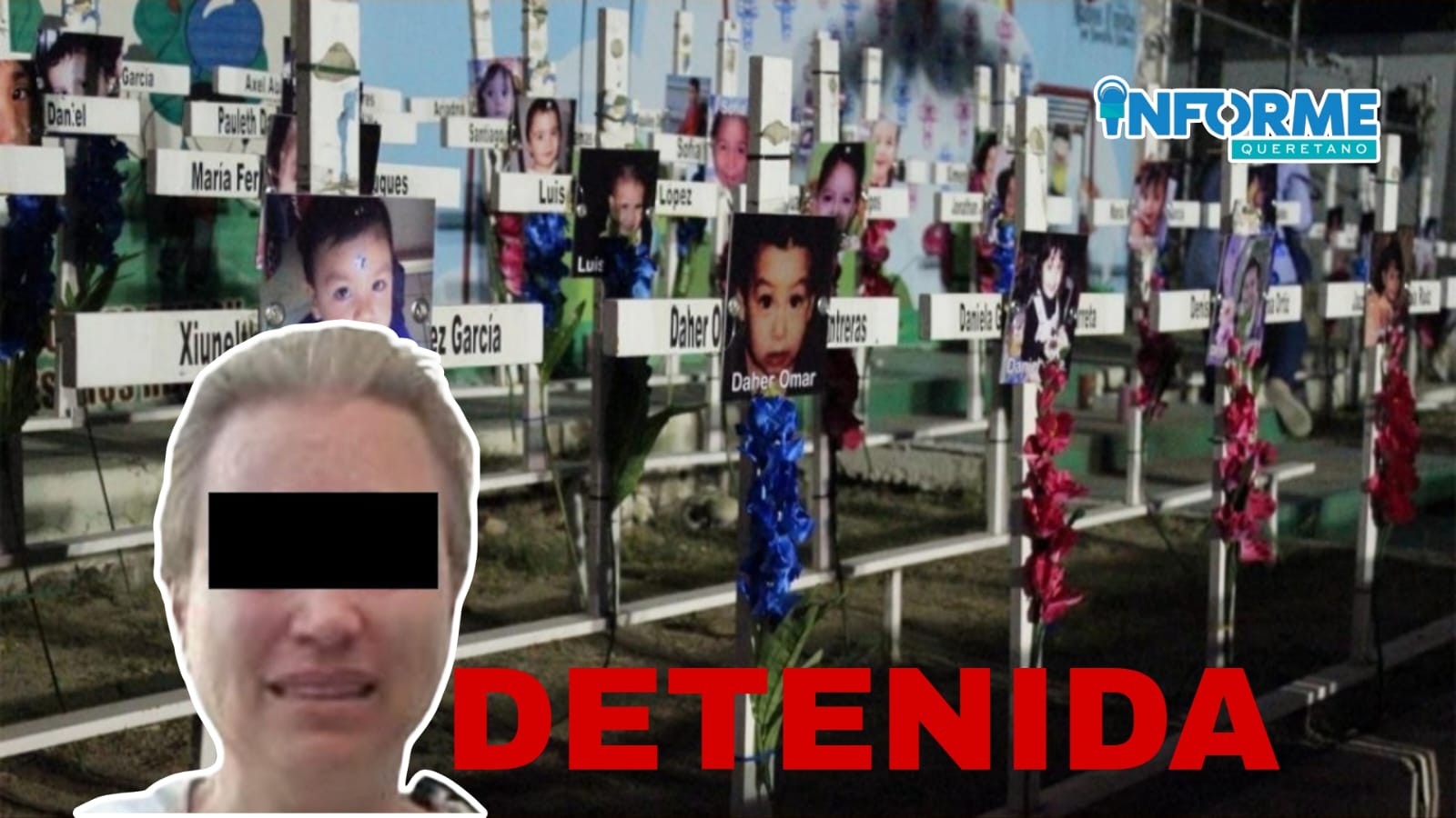 FGR ejecuta orden de aprehensión en contra de socia propietaria de la guardería ABC en Sonora.