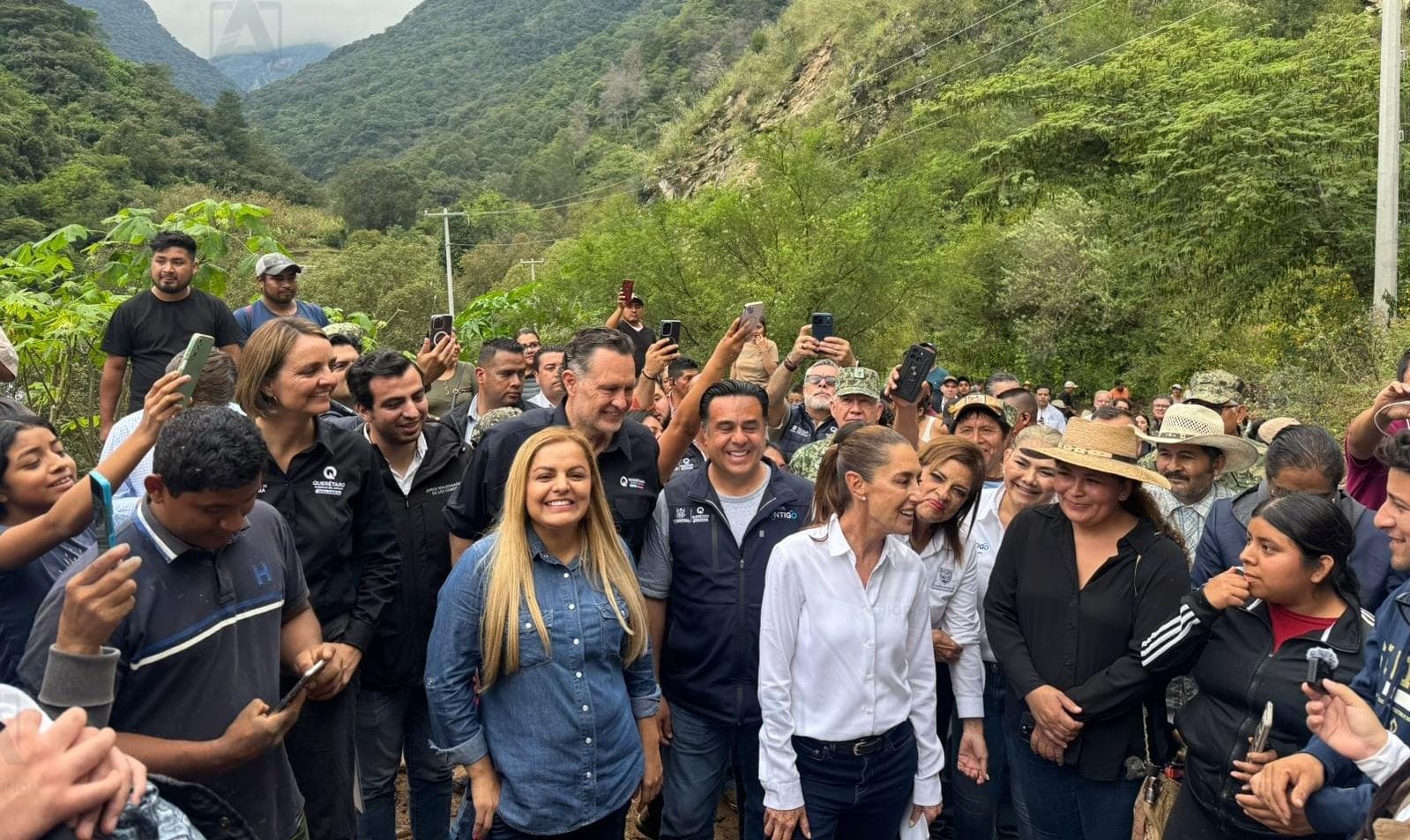 Anuncia Claudia Sheinbaum primer camino artesanal para la Sierra Gorda