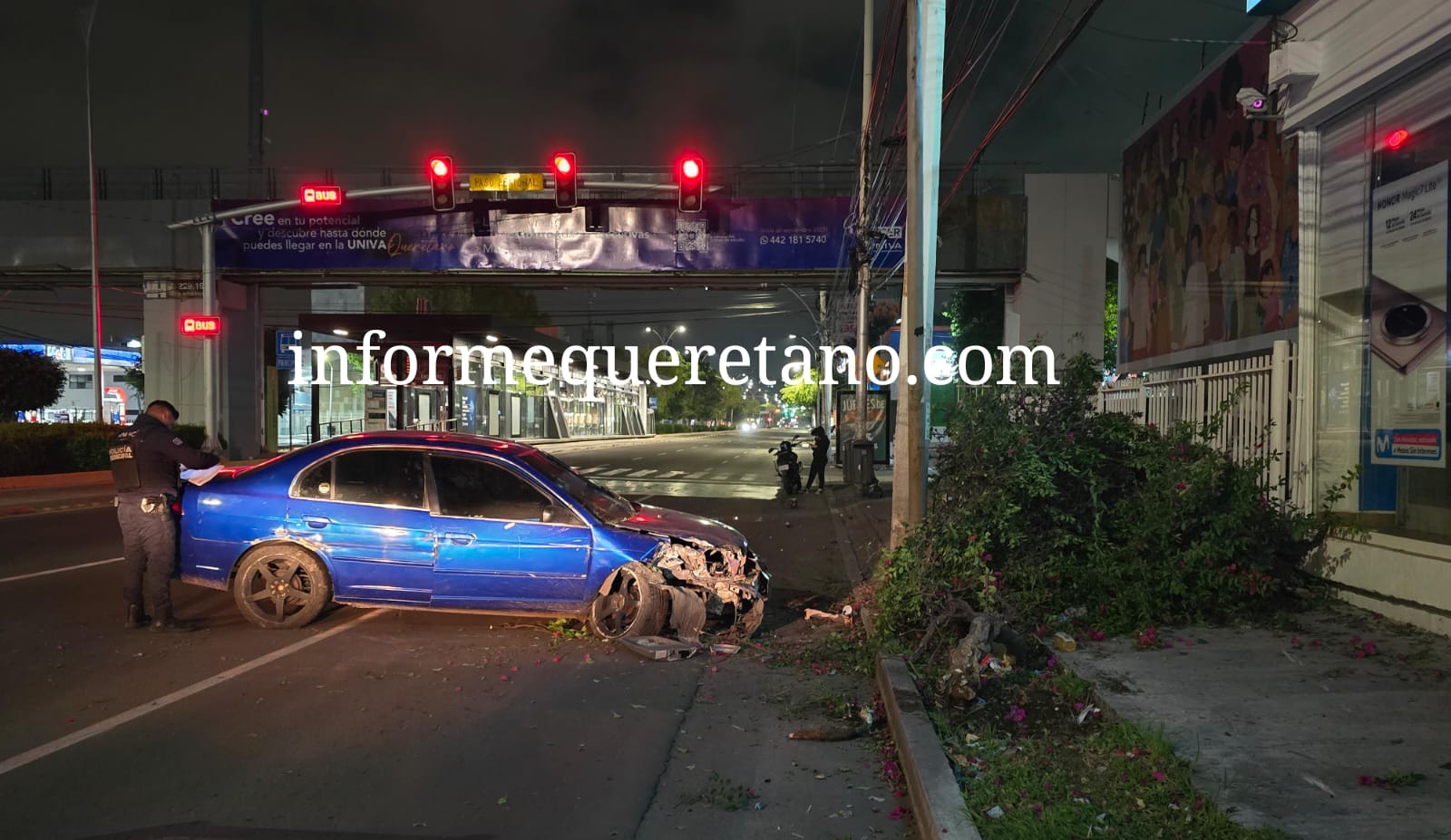 EBRIO CONDUCTOR PROVOCA ACCIDENTE EN CONSTITUYENTES!
