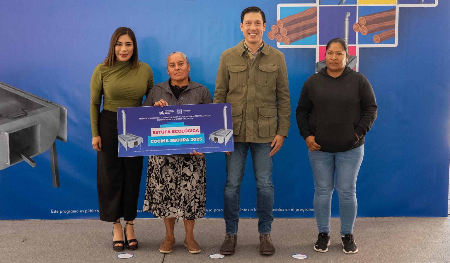 Rodrigo Monsalvo fortalece el bienestar familiar con entrega de 500 estufas ecológicas