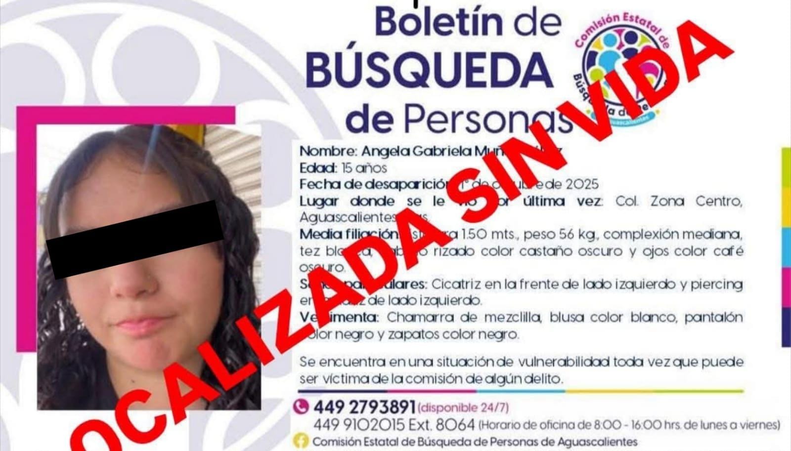 Localizan sin vida en Tequisquiapan a adolescente desparecida en Aguascalientes!