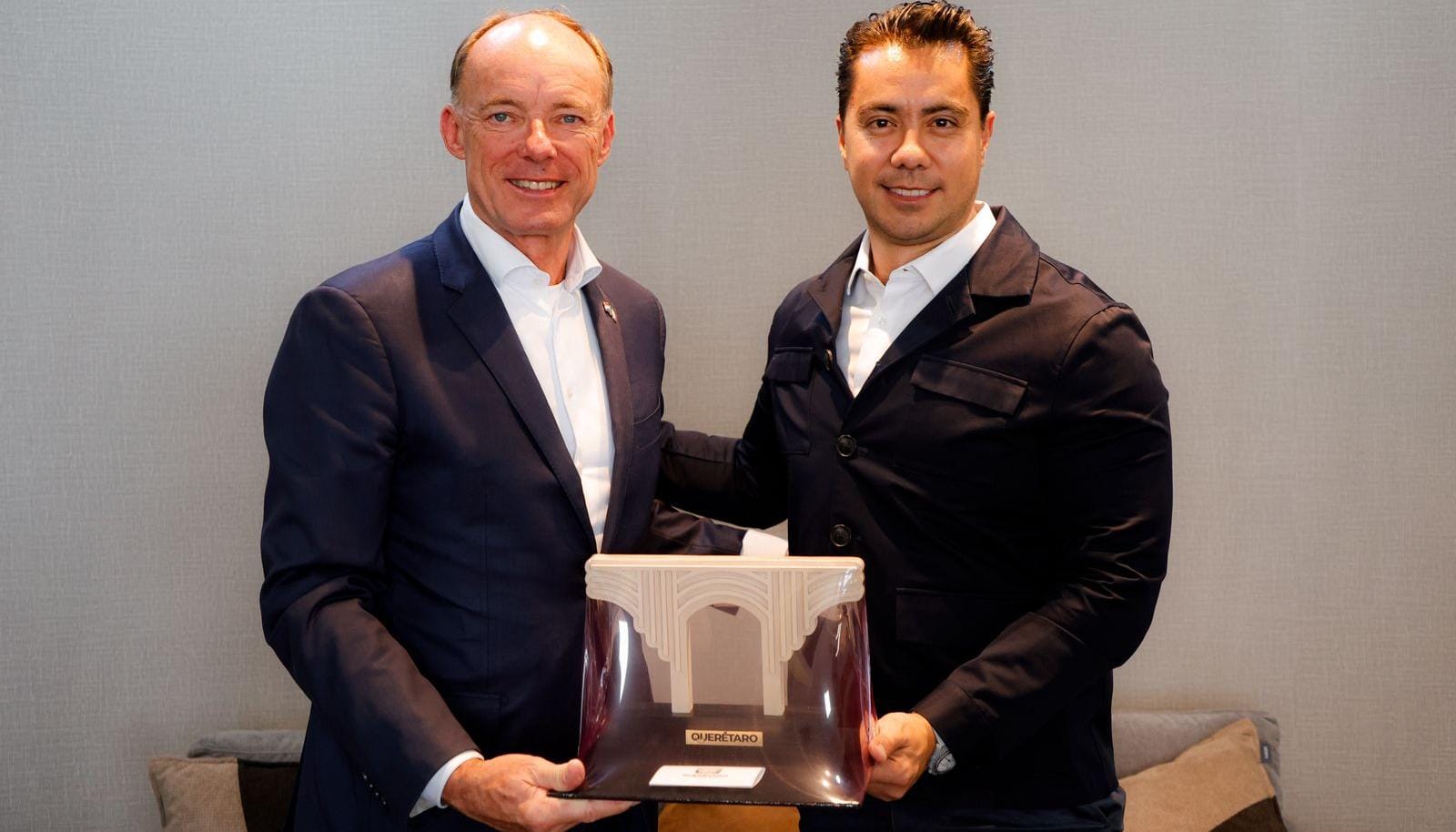 Se reúne Felifer Macías con el Embajador del Reino de los Países Bajos en México el Excelentísimo, André Driessen