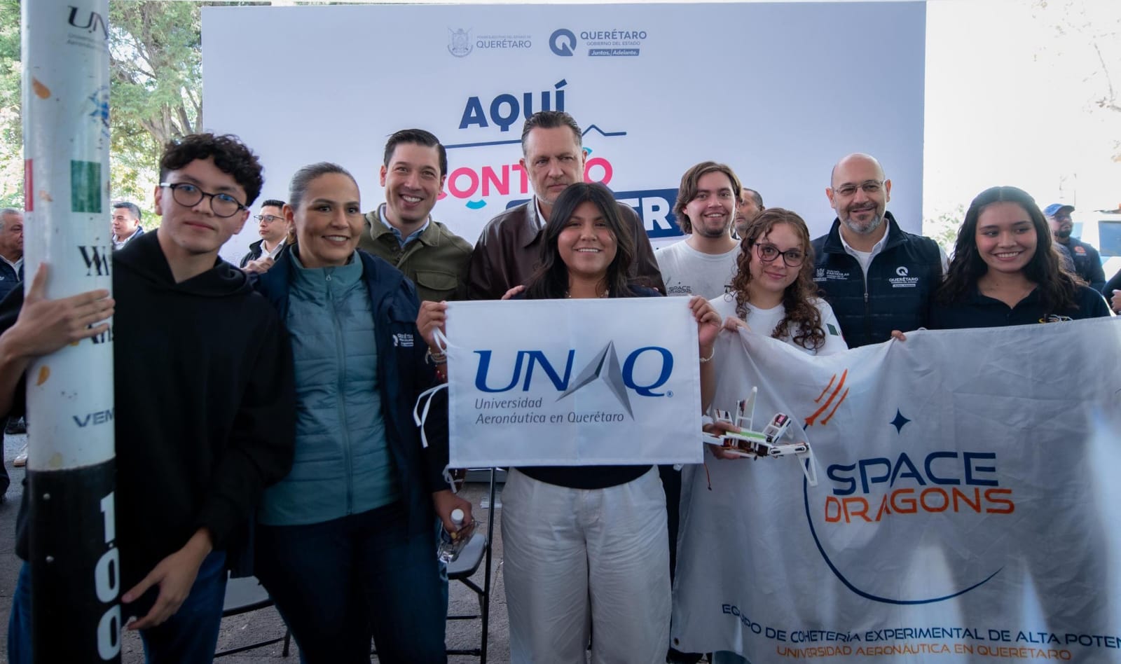 Mauricio Kuri y Rodrigo Monsalvo acercan trámites y servicios a la ciudadanía en El Marqués