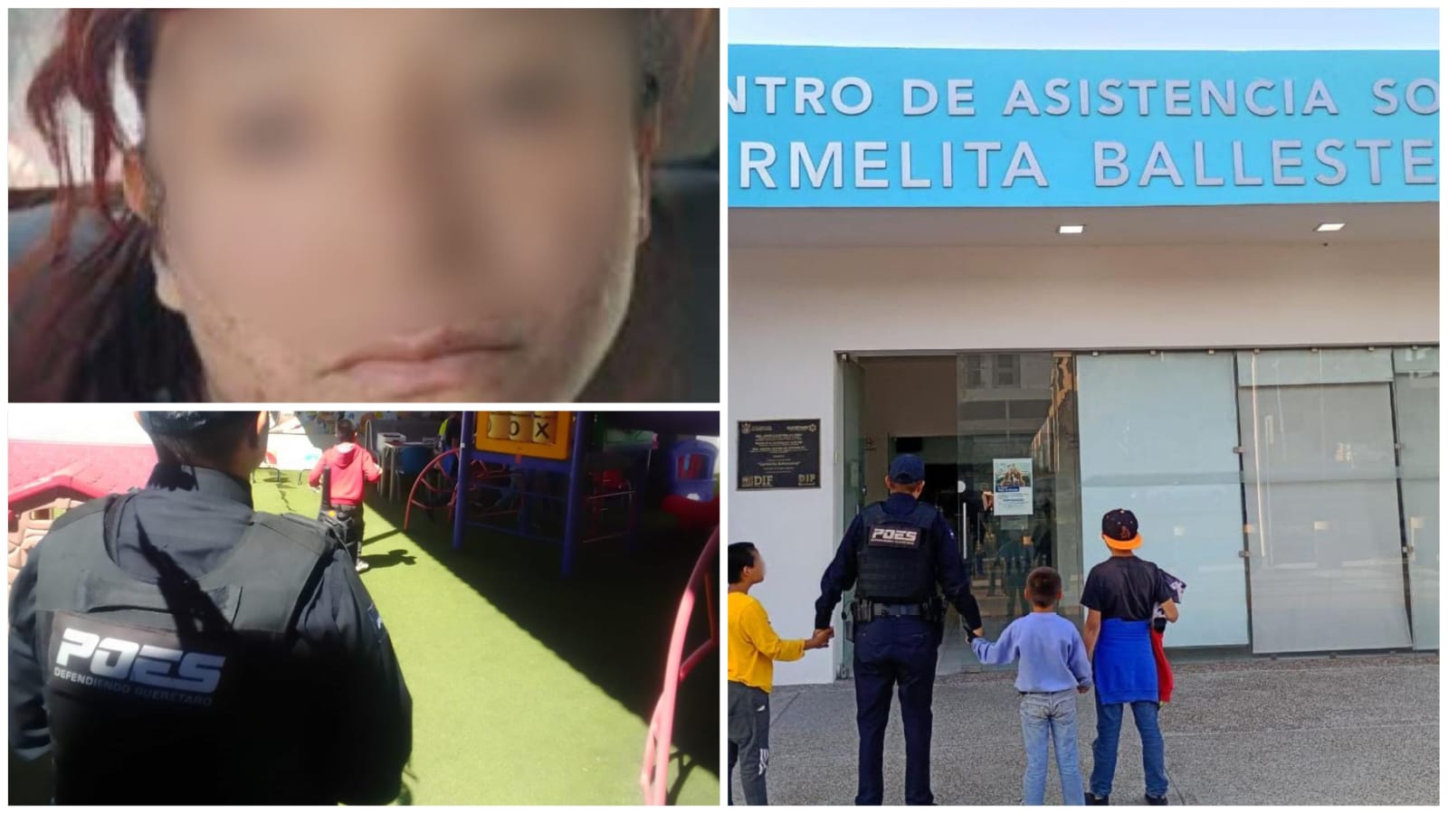 POES detiene a mujer por violencia familiar y resguarda a niños