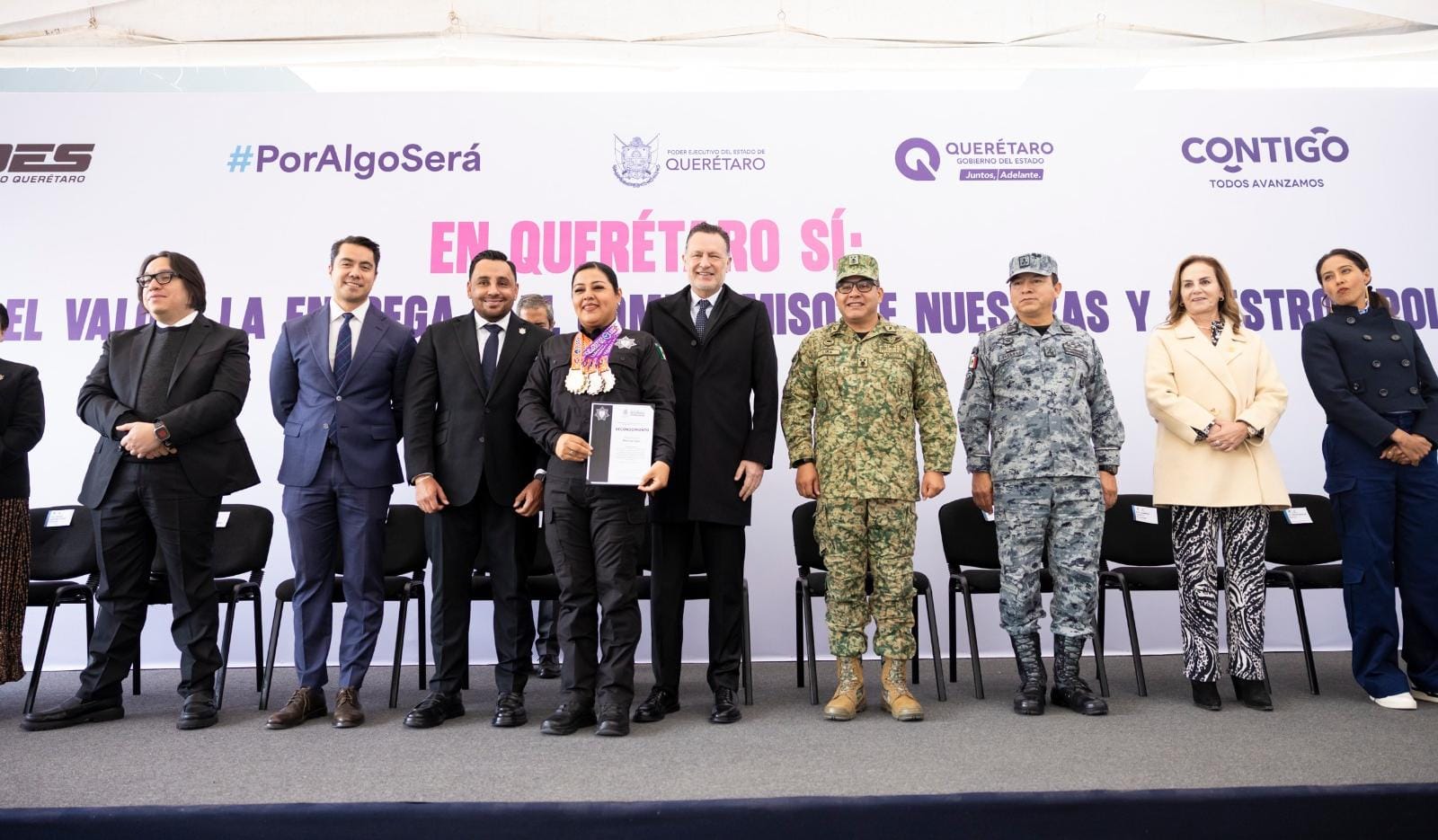 Mauricio Kuri entrega reconocimientos a Policías Estatales