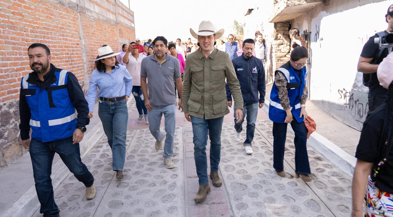Rodrigo Monsalvo entrega obras de urbanización en Saldarriaga y Hacienda La Cruz