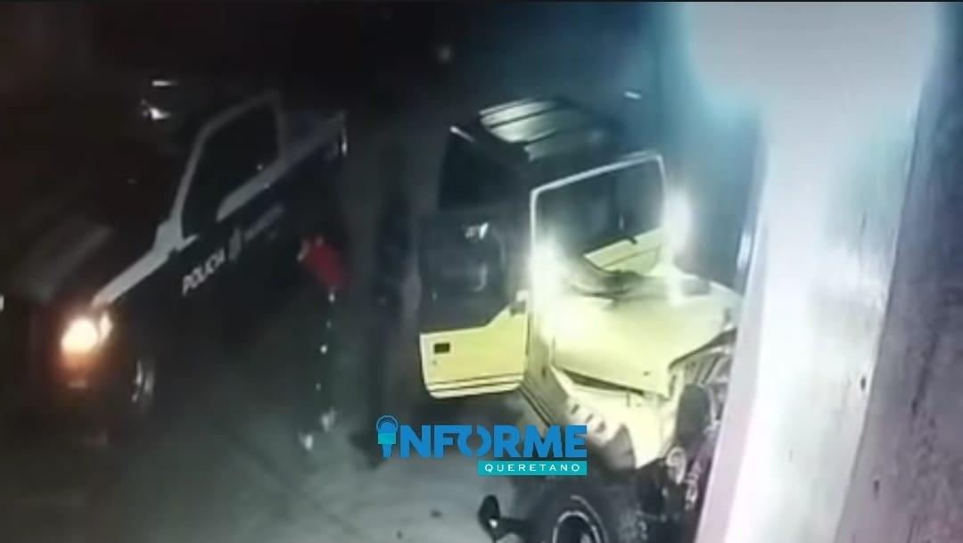 CHOCAN CASA Y LA POLICÍA LOS DEJÓ IR POR QUE IBAN A OTRO REPORTE!