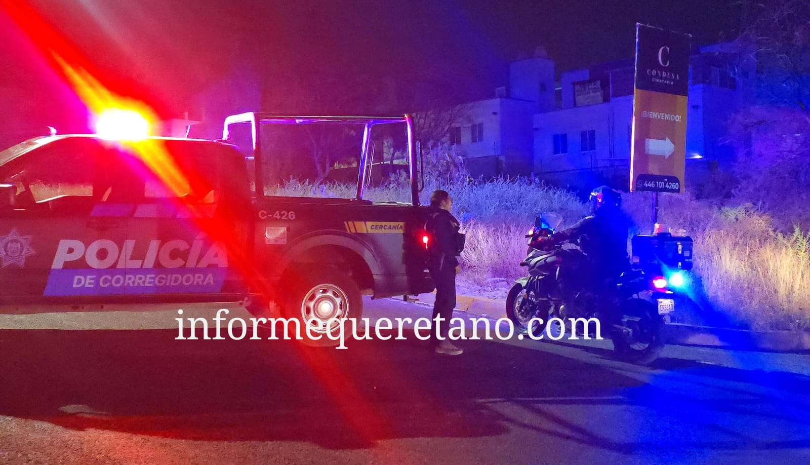 BALACERA ENTRE POLICÍAS Y LADRONES EN CORREGIDORA!