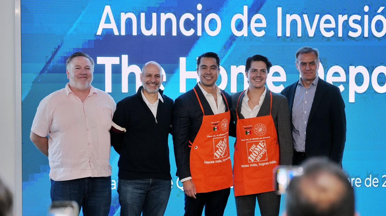 Anuncia Felifer Macías inversión de The Home Depot México por 406 millones de pesos