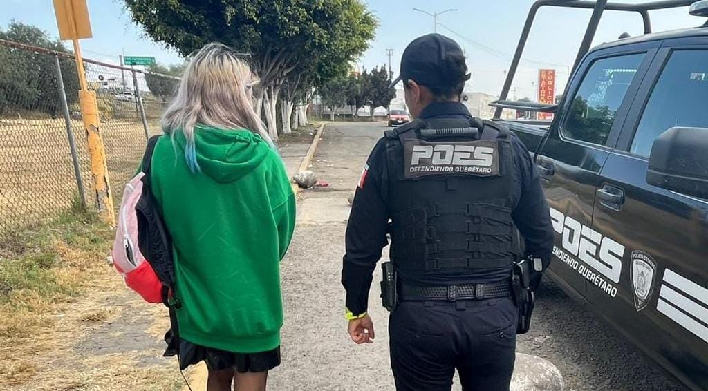 Adolescente reportada como no localizada es ubicada por POES en San Juan del Río