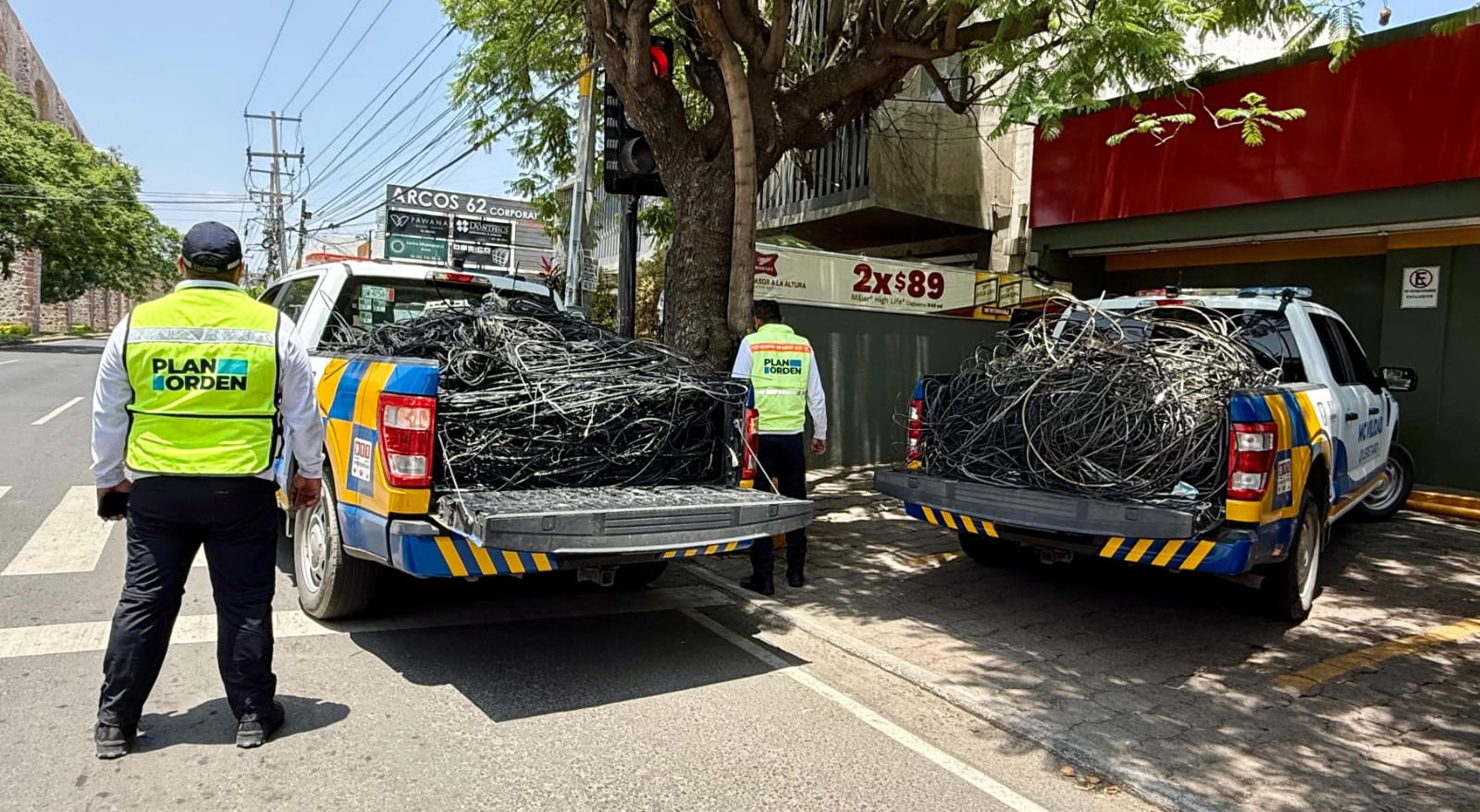 Concluye la campaña de retiro de cableado en desuso