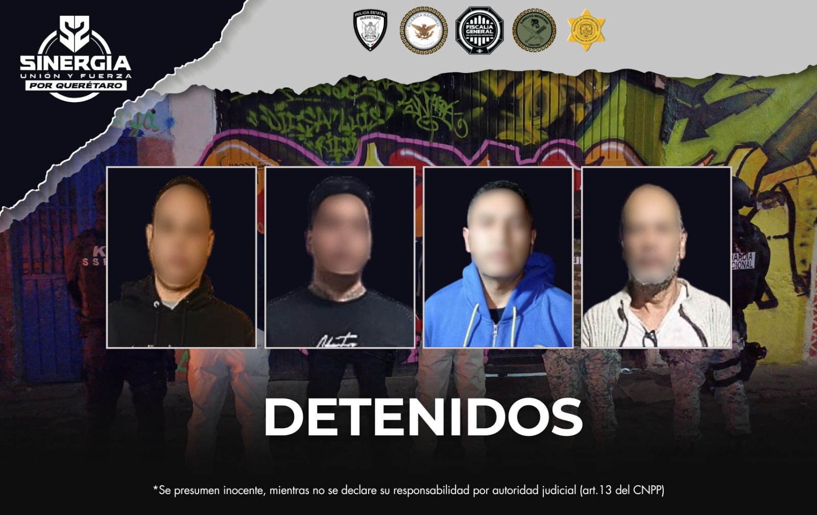 Sinergia por Querétaro realiza cateos simultáneos en San Francisquito