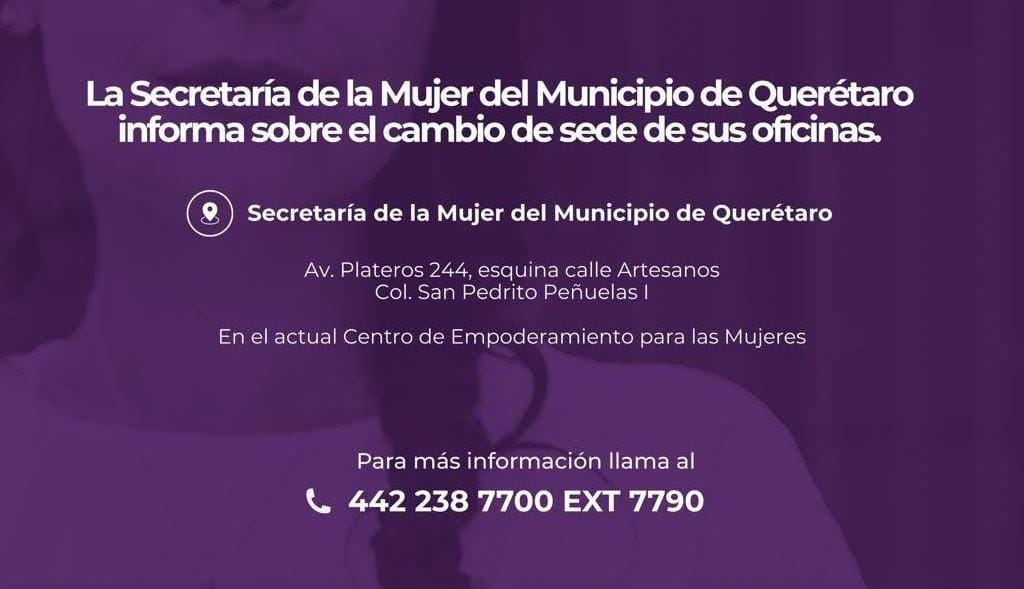 La Secretaría de la Mujer cambia su sede al Centro de Empoderamiento de las Mujeres
