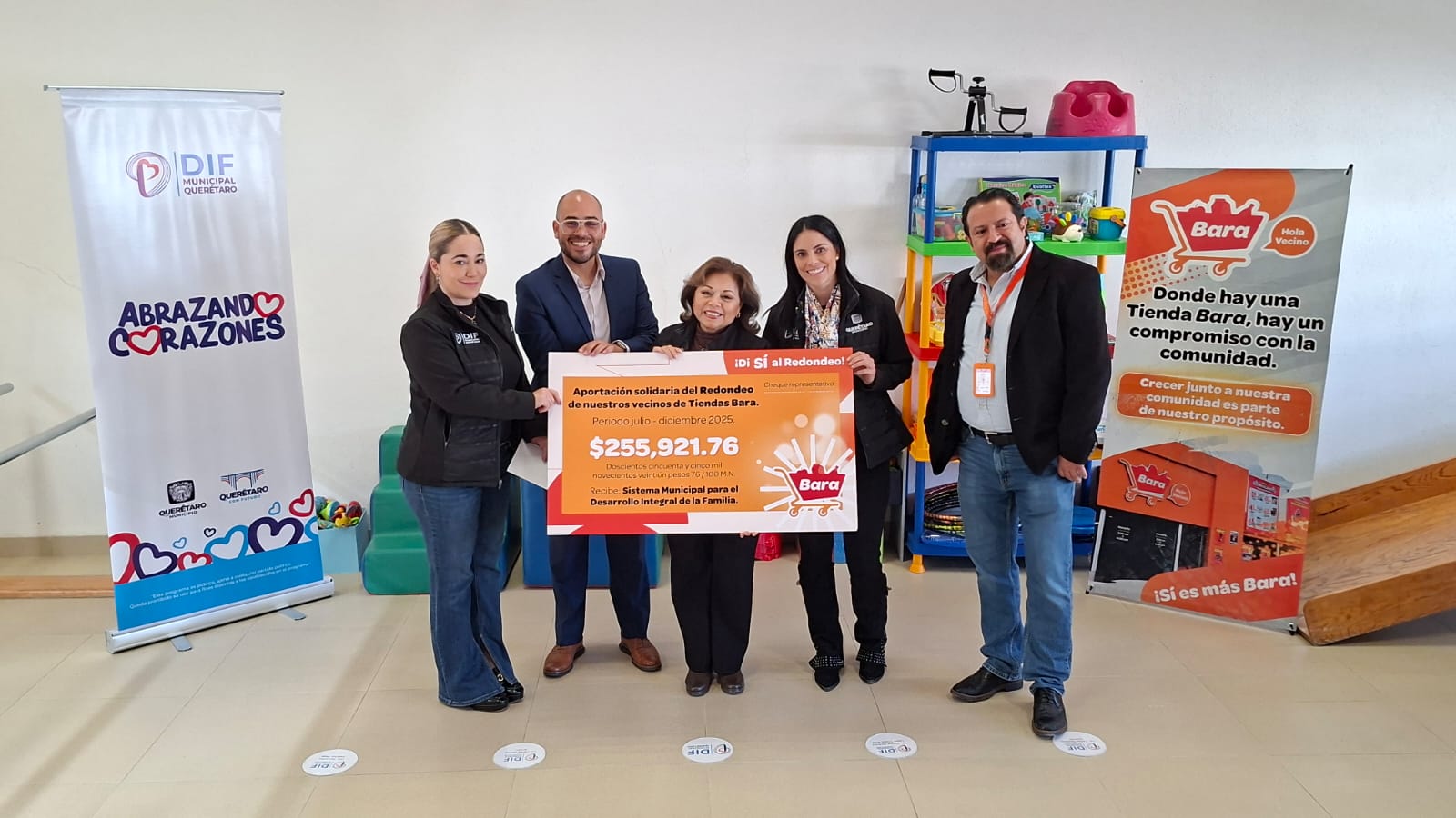 Recibe CIRR donativo de Tiendas Bara para fortalecer sus servicios de rehabilitación