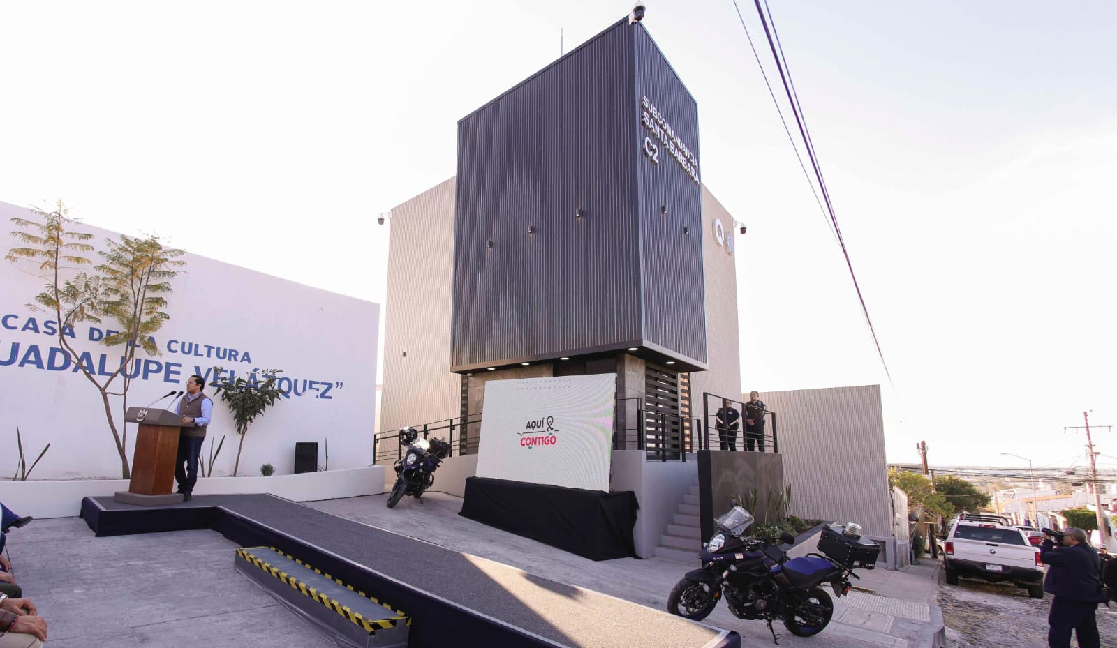 Chepe Guerrero inaugura Subcomandancia Santa Bárbara C2