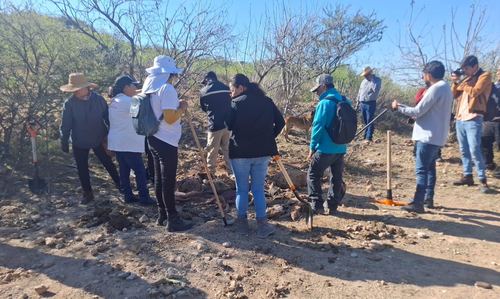 LOCALIZAN RESTOS OSEOS HUMANOS EN FOSA CLANDESTINA