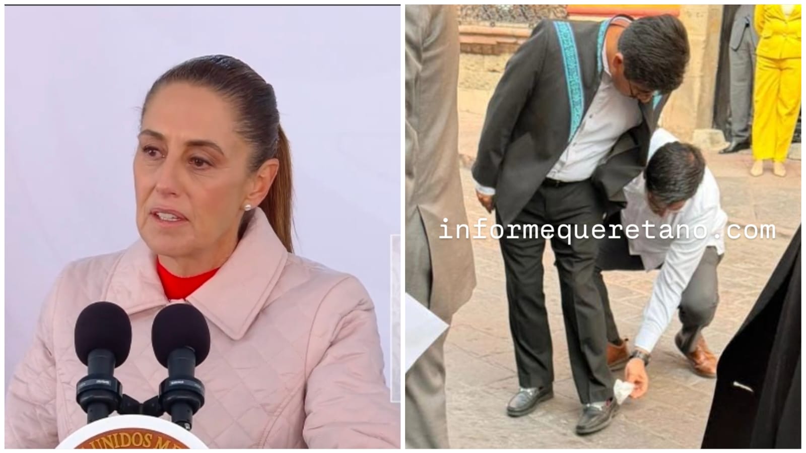 Sheinbaum ya exonero a Hugo Aguilar tras luztrada de zapatos 👞