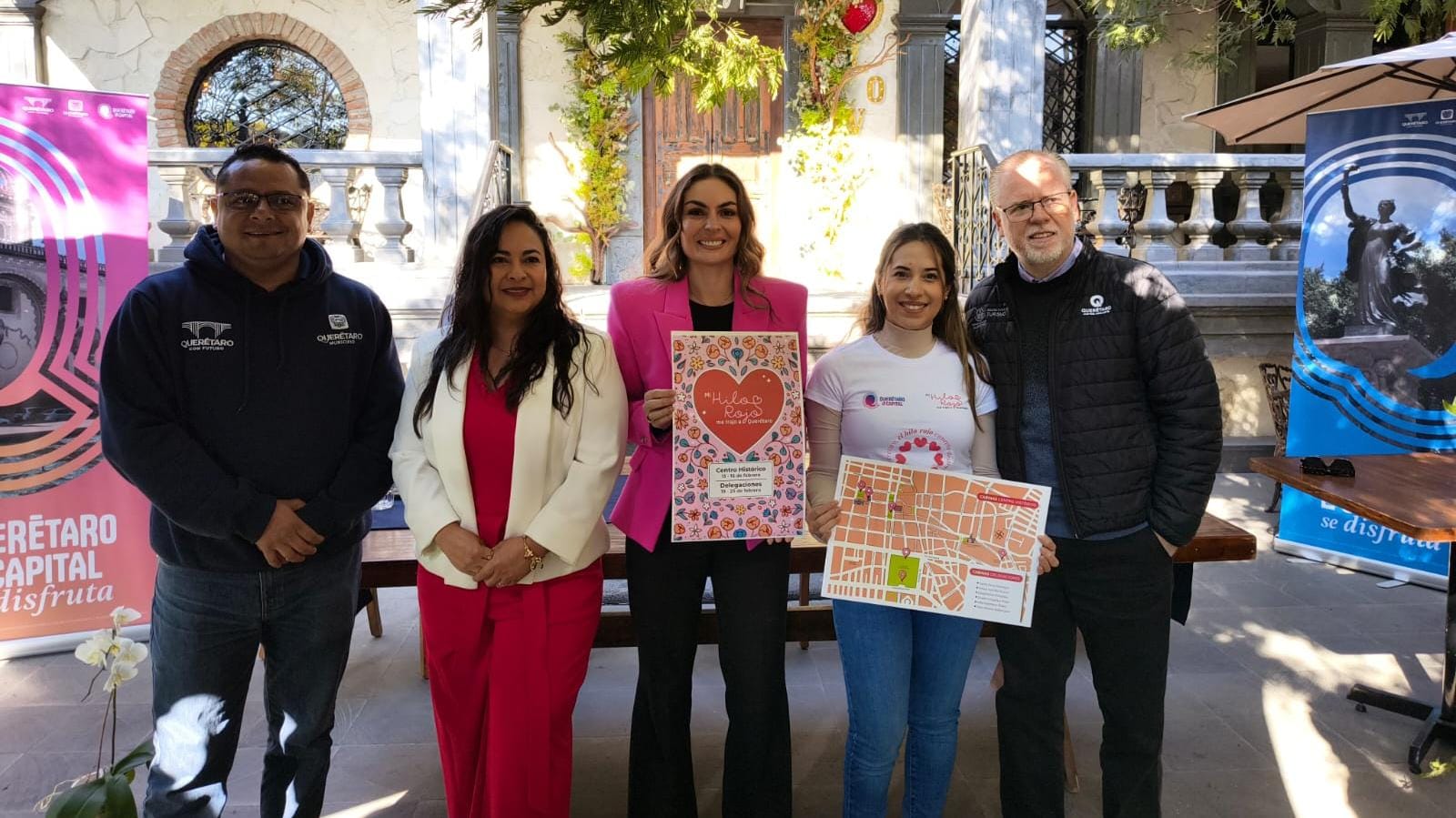 Presentan la campaña “Mi Hilo Rojo Me Trajo A Querétaro 2026”