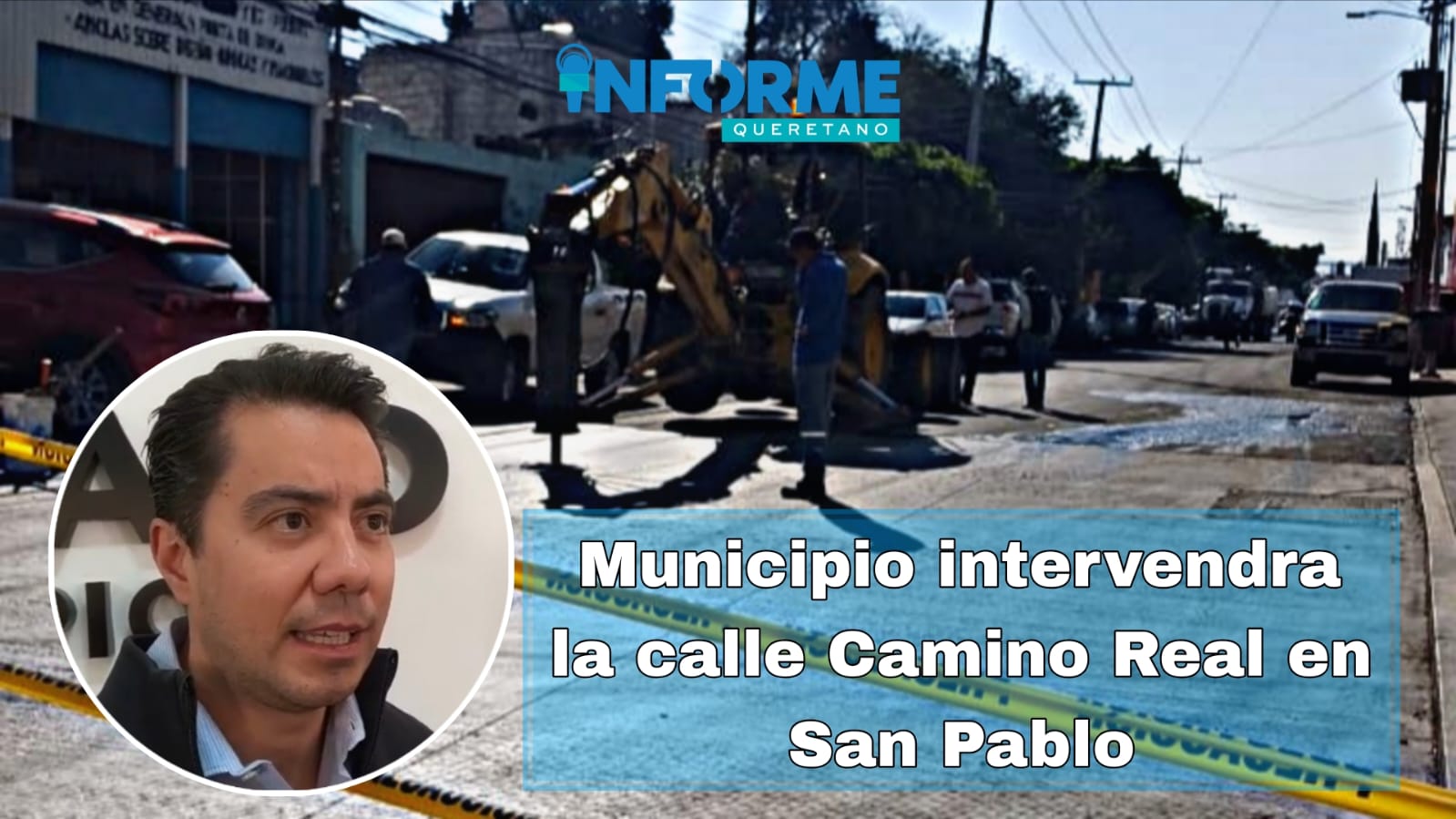 Municipio intervendra la calle Camino Real en San Pablo