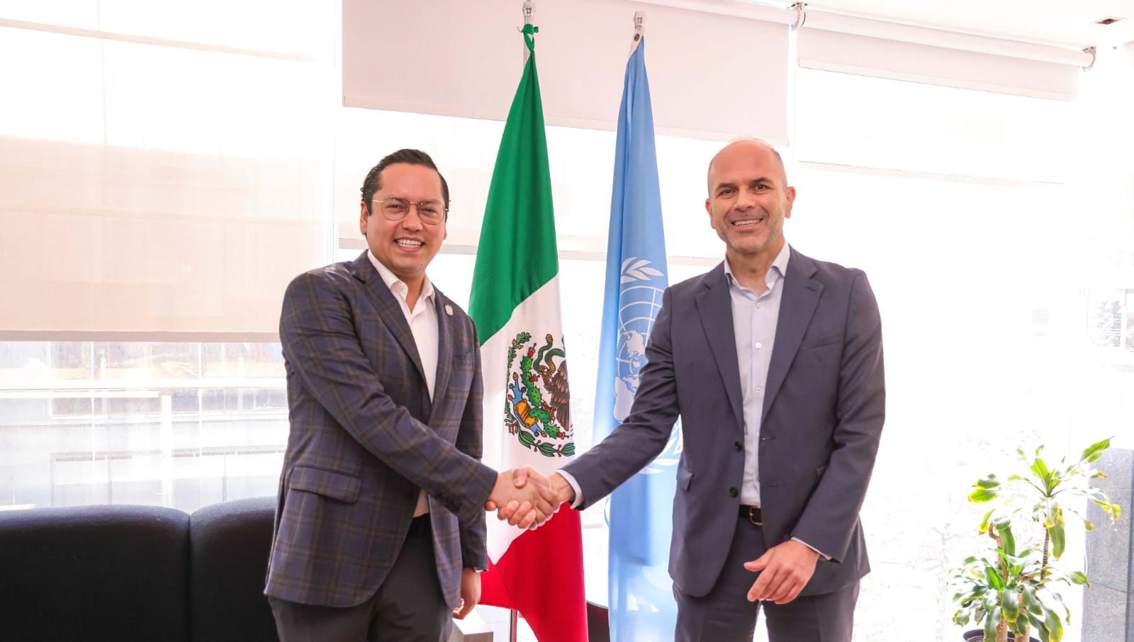 Chepe Guerrero se reunió con integrantes de la ONU para el Desarrollo, previo a la instalación del M20
