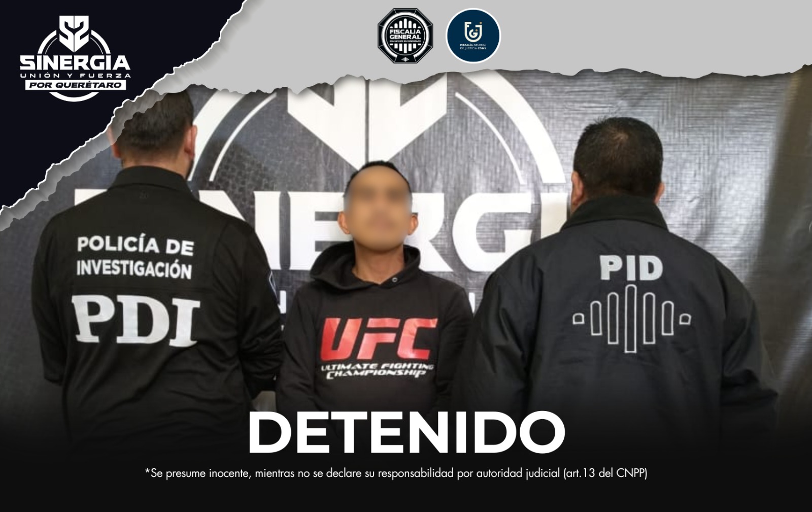 Mató a una persona en la CDMX y fue detenido en Querétaro