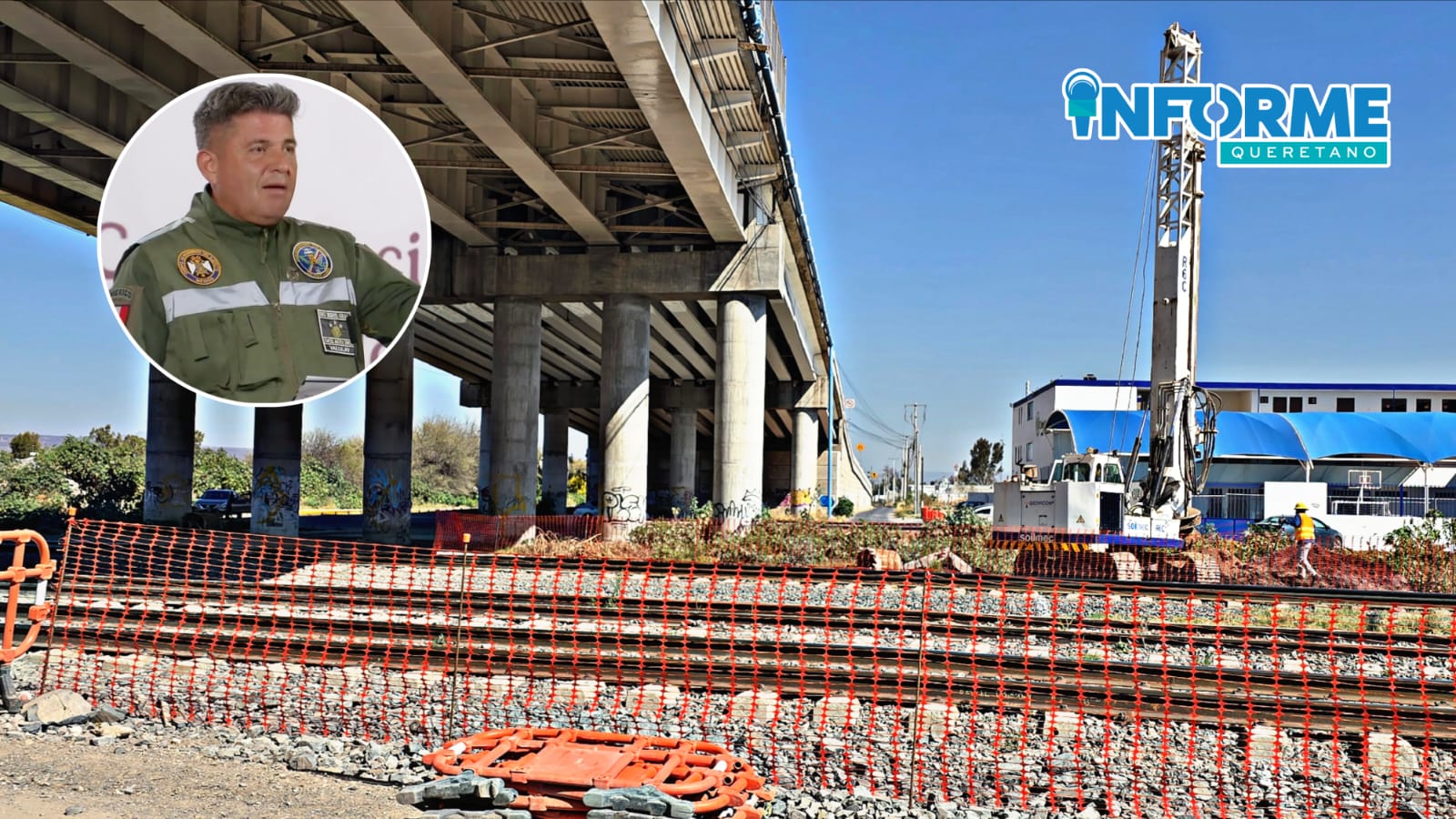 Reportan avance del 9.8% en obra del Tren México-Querétaro