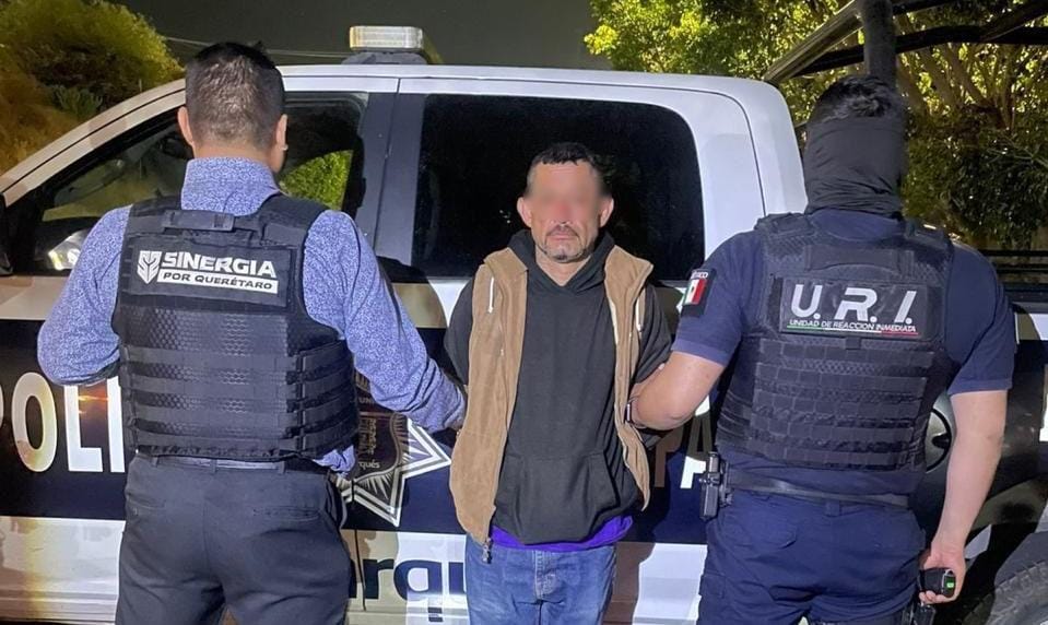 Detienen en El Marqués a hombre buscado por homicidio en Guanajuato