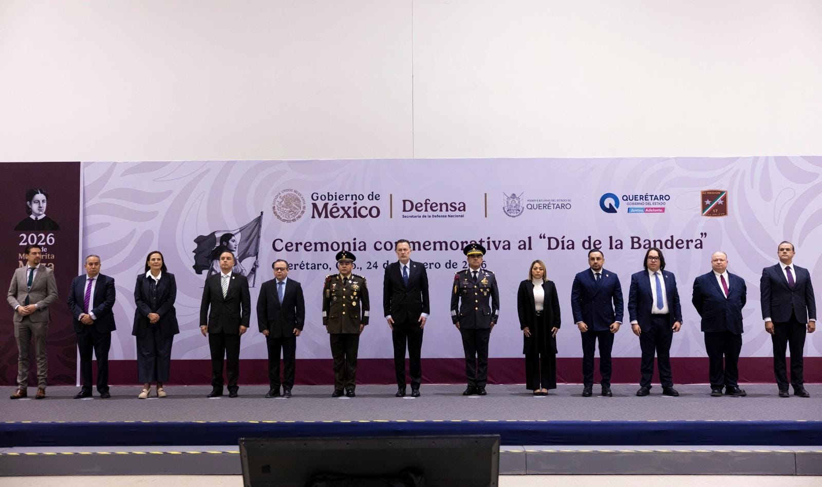 Preside Gobernador Ceremonia Conmemorativa del Día de la Bandera