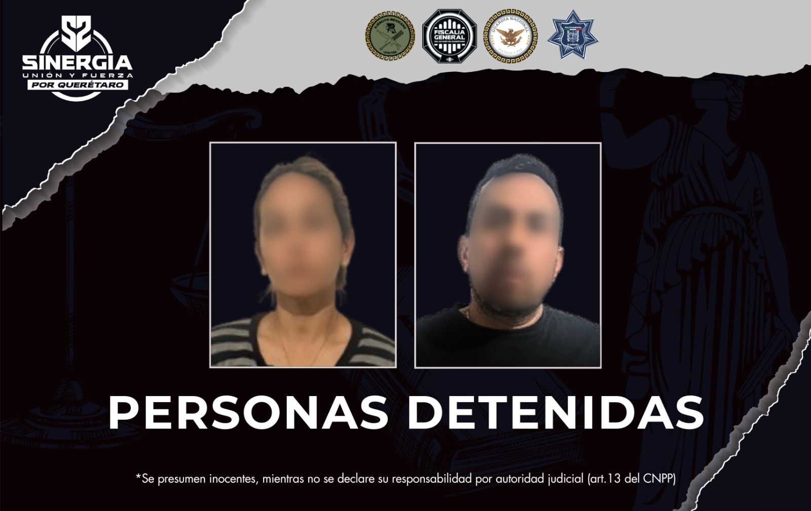 Les aseguran más de 300 dosis de droga a pareja de extranjeros en Los Encinos