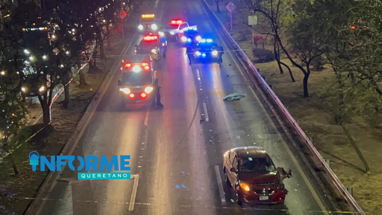 MUERE ARROLLADO AL INTENTAR CRUZAR BERNAD9 QUINTANA