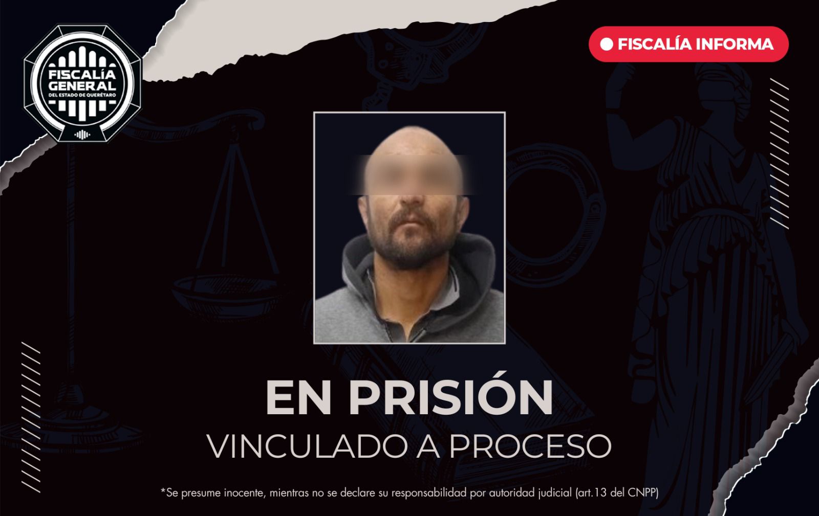 En prisión por homicidio calificado en Huimilpan