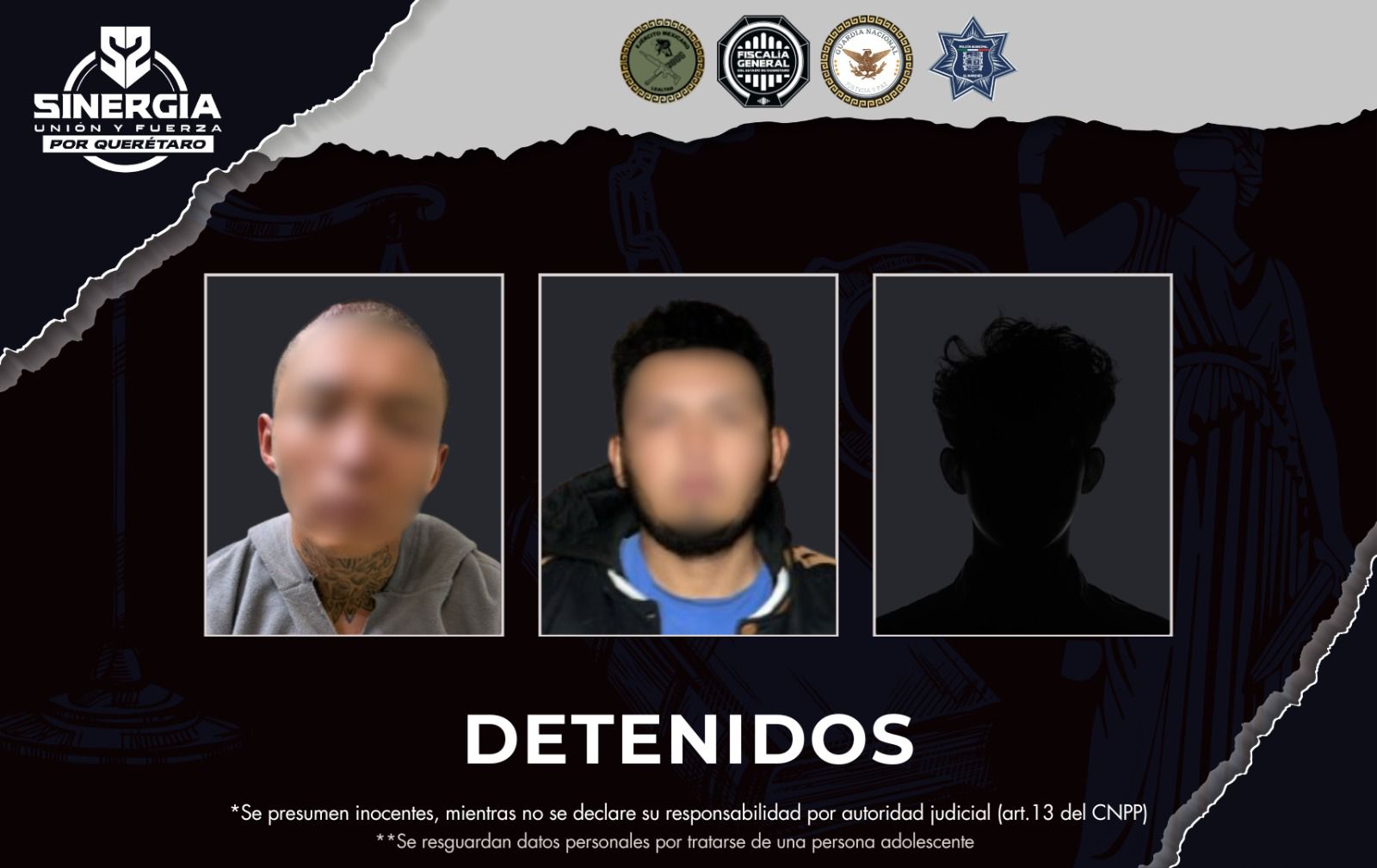 Dos cateos de Sinergia en El Marqués y Pedro Escobedo dejan tres personas detenidas