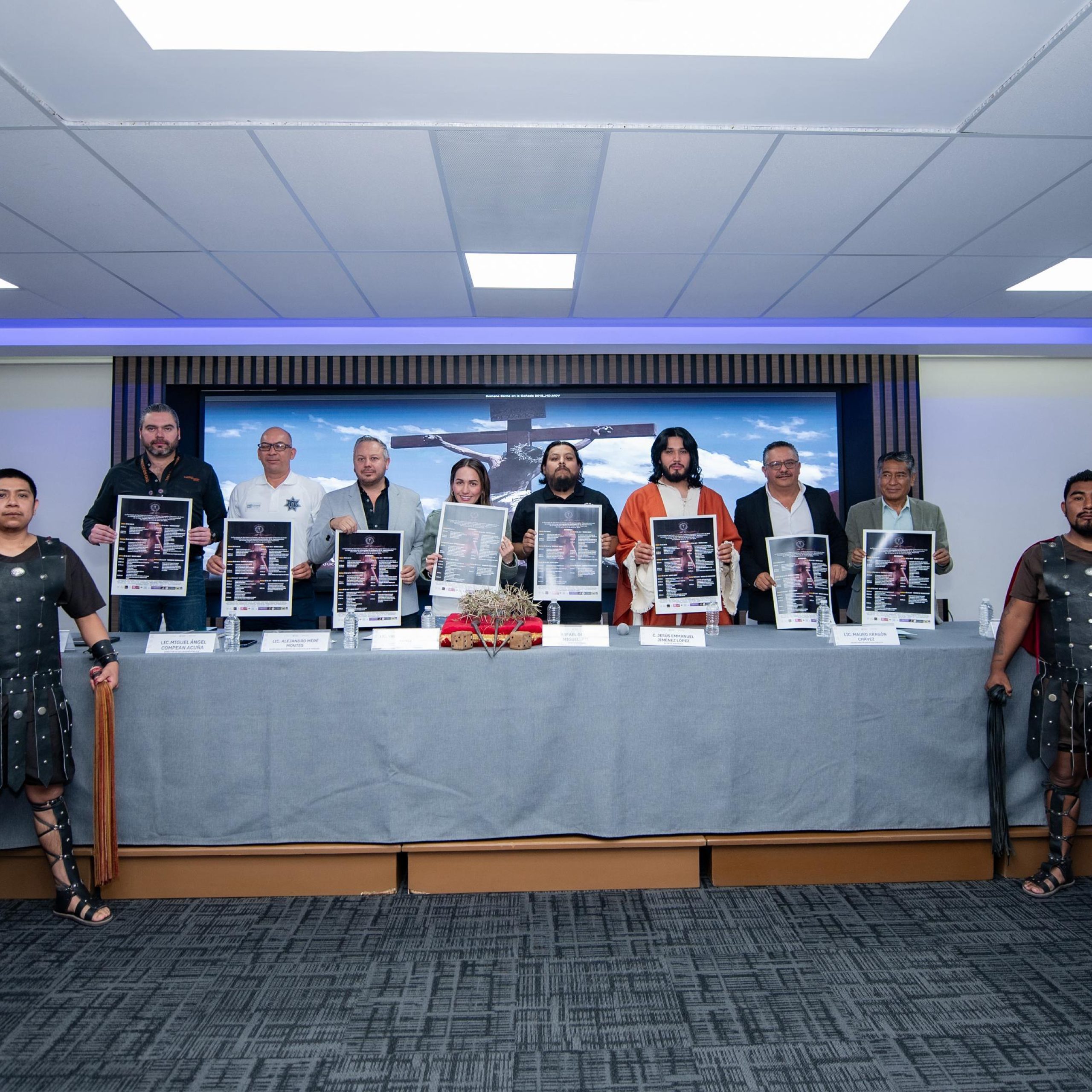 Presentan operativo integral para la 161 representación del Viacrucis en La Cañada