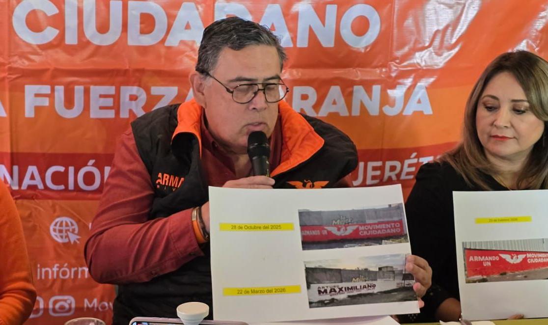 BANDALISMO DE BARDAS DE PROPAGANDA POLÍTICA DENUNCIA ARMANDO RIVERA!