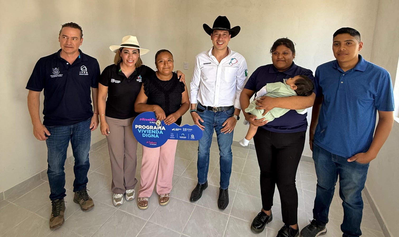 Municipio de El Marqués e IVEQ entregan obras de ampliación de vivienda en El Marqués