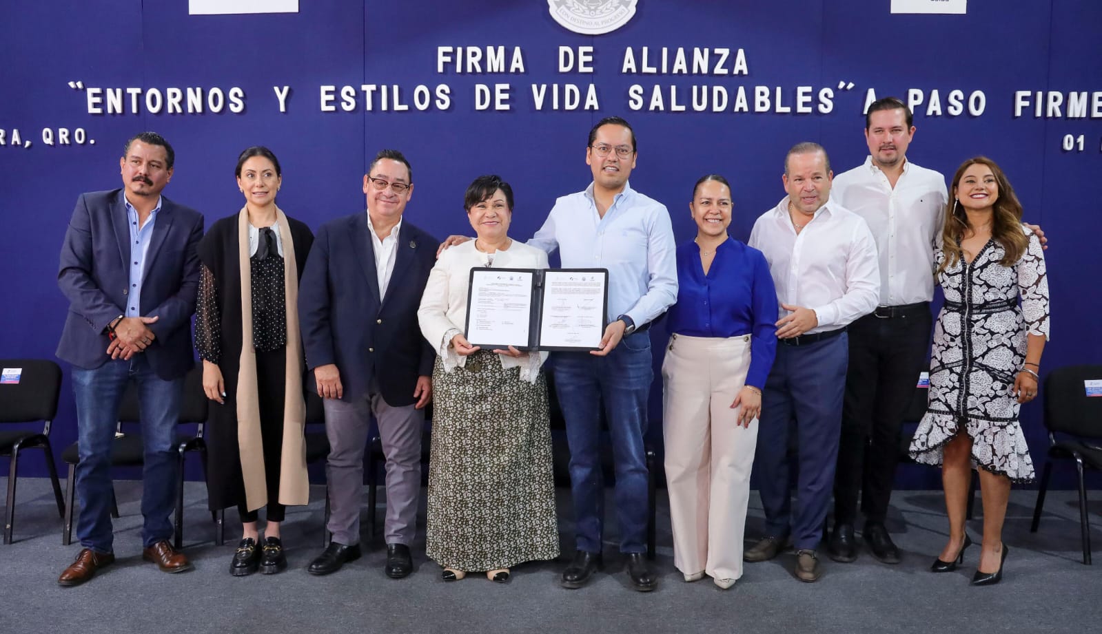 Chepe Guerrero firma alianza para promover una vida saludable a trabajadores del Municipio de Corregidora
