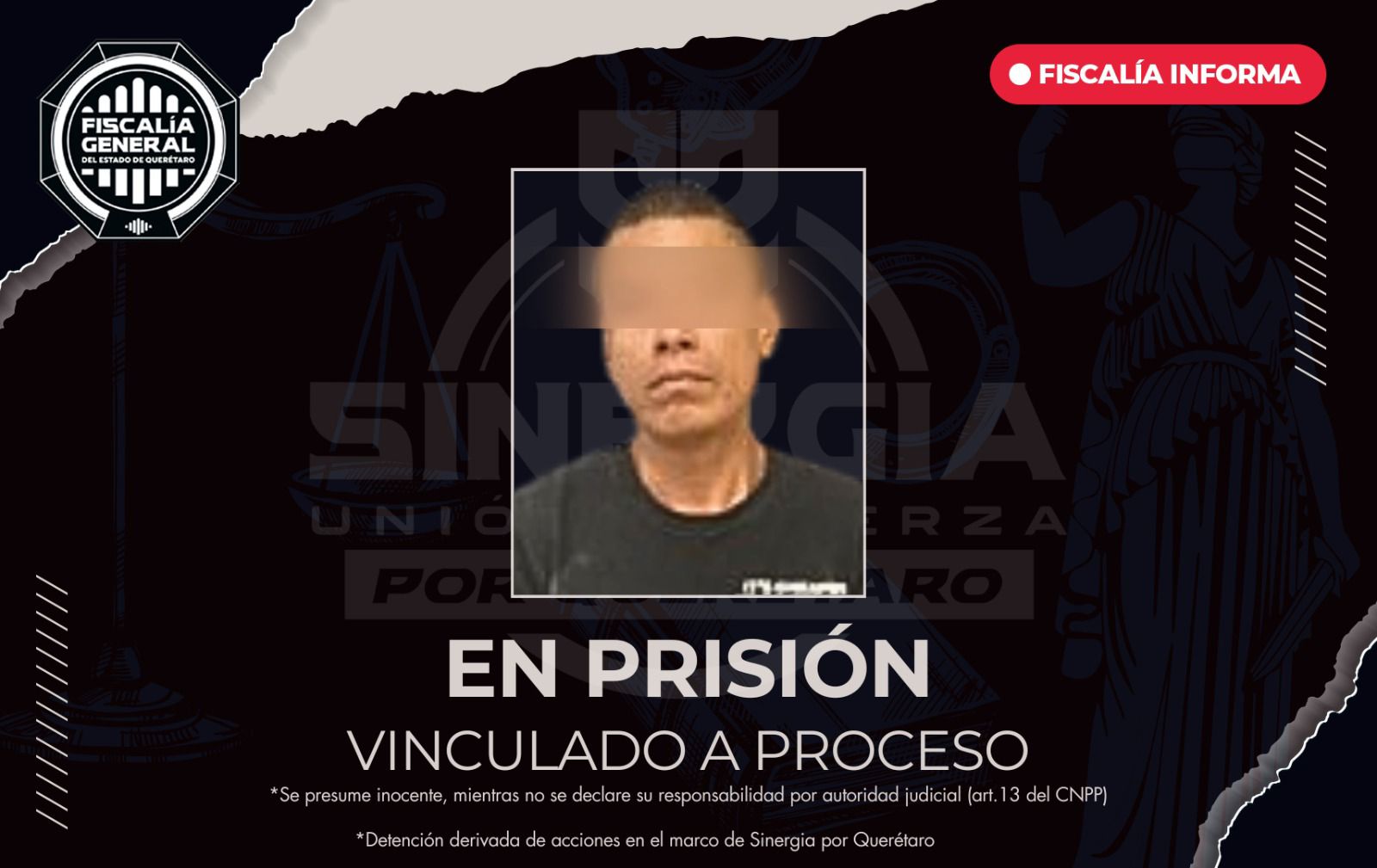 Román “N” en prisión por secuestro agravado ocurrido en 2020