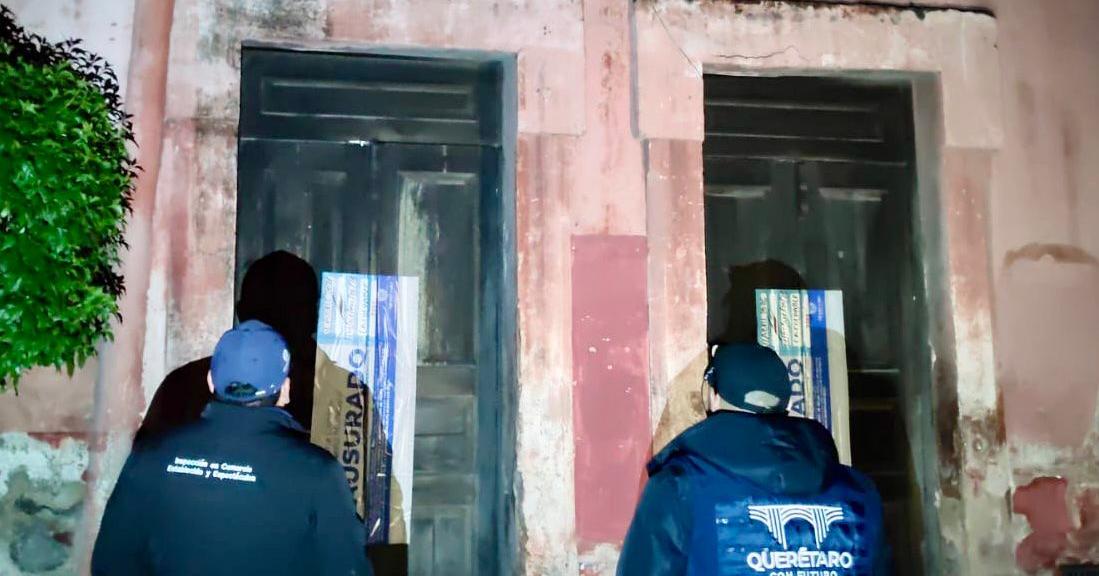 Clausura Municipio de Querétaro la Culpable Centro a traves del uso de app Cierre Digital