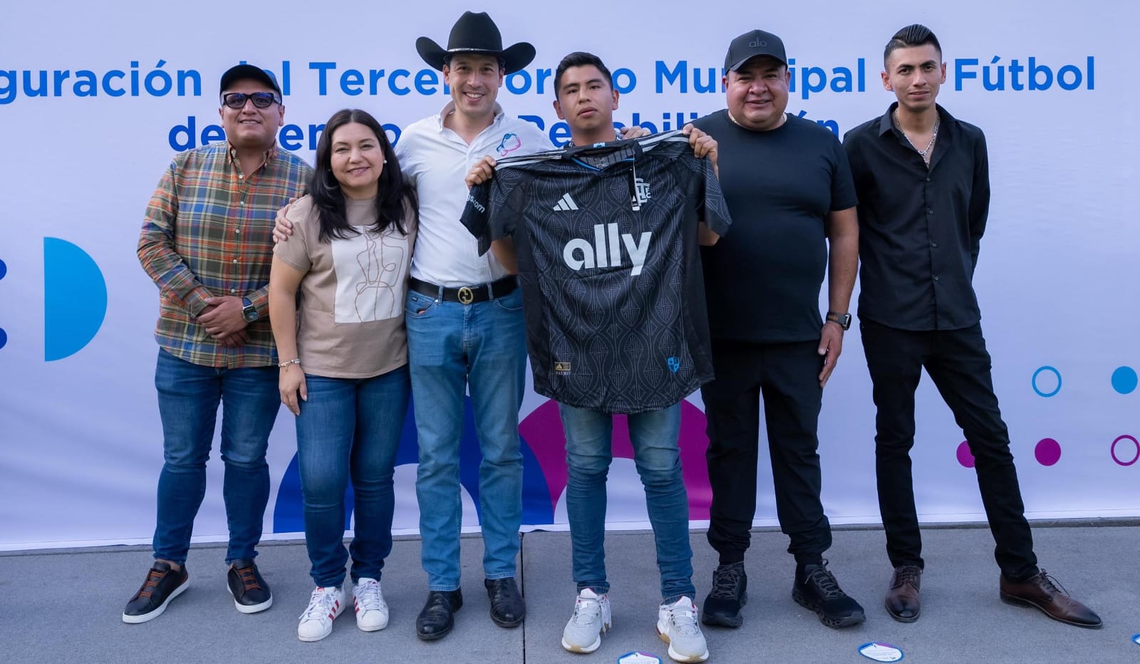 Encabeza Rodrigo Monsalvo inauguración del Tercer Torneo Municipal de Fútbol de Centros de Rehabilitación en El Marqués