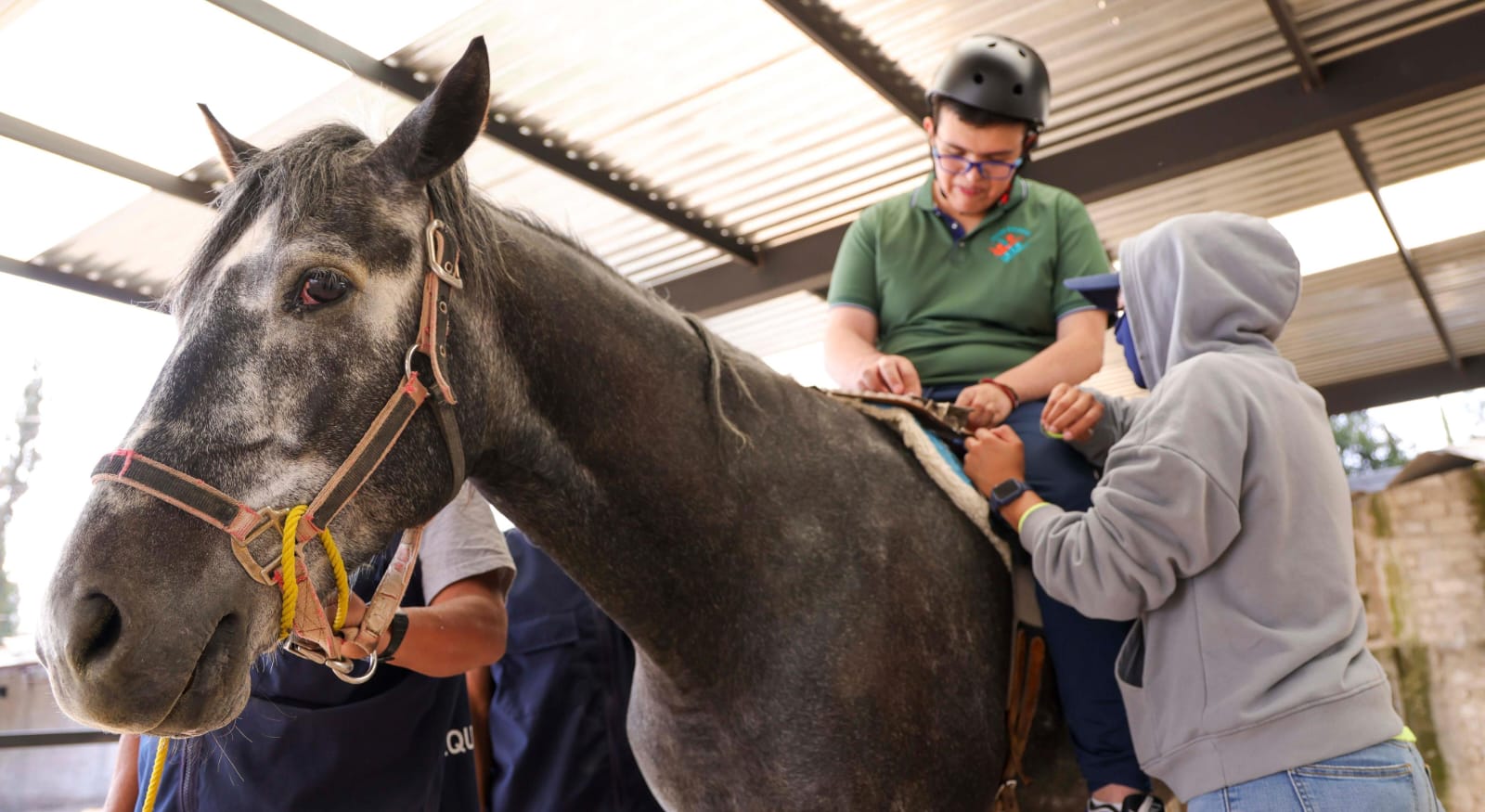 DIF Corregidora transforma vidas con 2 mil sesiones gratuitas de equinoterapia