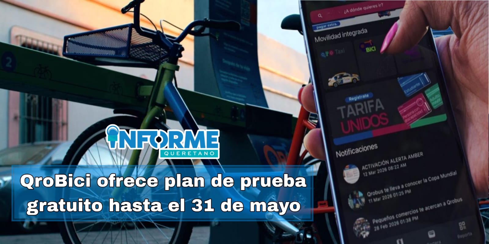 QroBici ofrece plan de prueba gratuito hasta el 31 de mayo