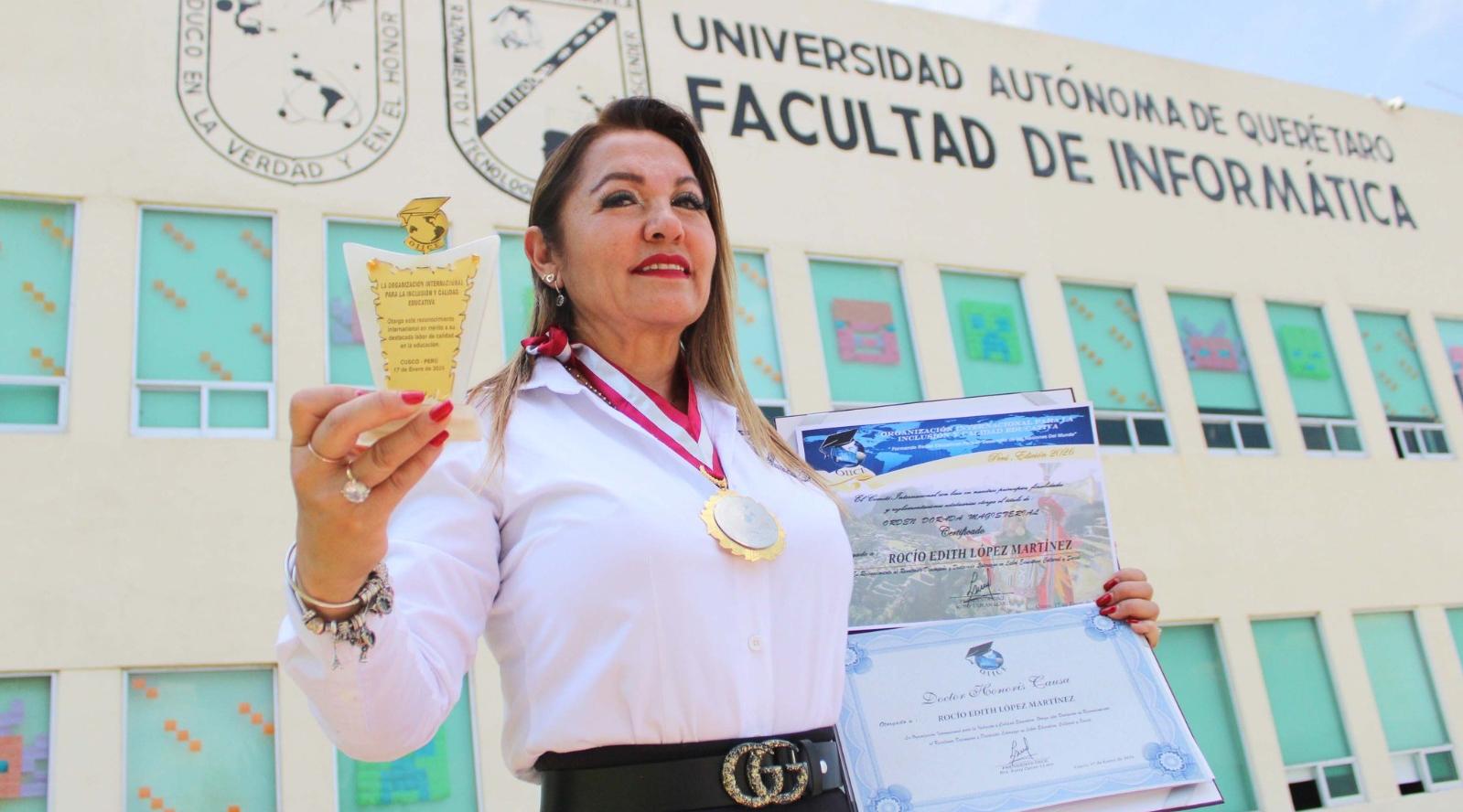 Distinguen en Perú a investigadora de Informática UAQ