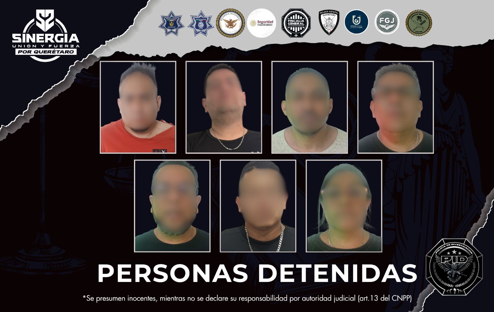 Operativos interinstitucionales permiten liberar a víctima y detener a siete personas relacionadas con robo violento en Colón