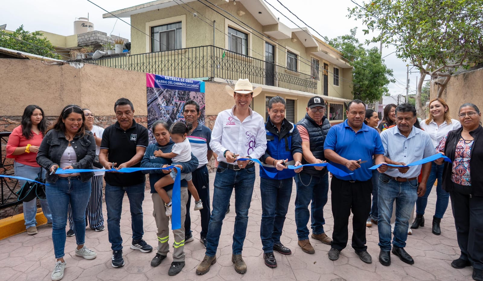 Fortalece Rodrigo Monsalvo la infraestructura pluvial y vial de La Cañada
