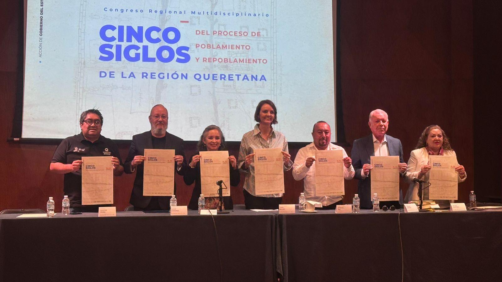 Presentan la convocatoria para el Congreso Regional Multidisciplinario Cinco Siglos de la Región Queretana