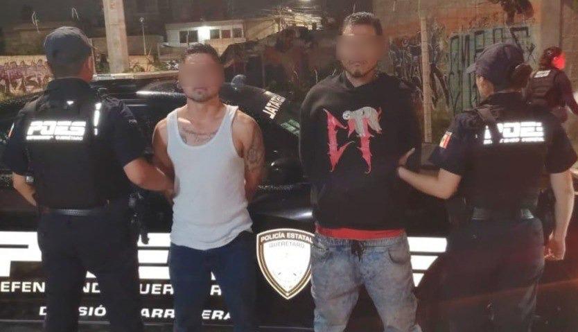 En la capital, POES detiene a dos hombres por robo de motocicleta