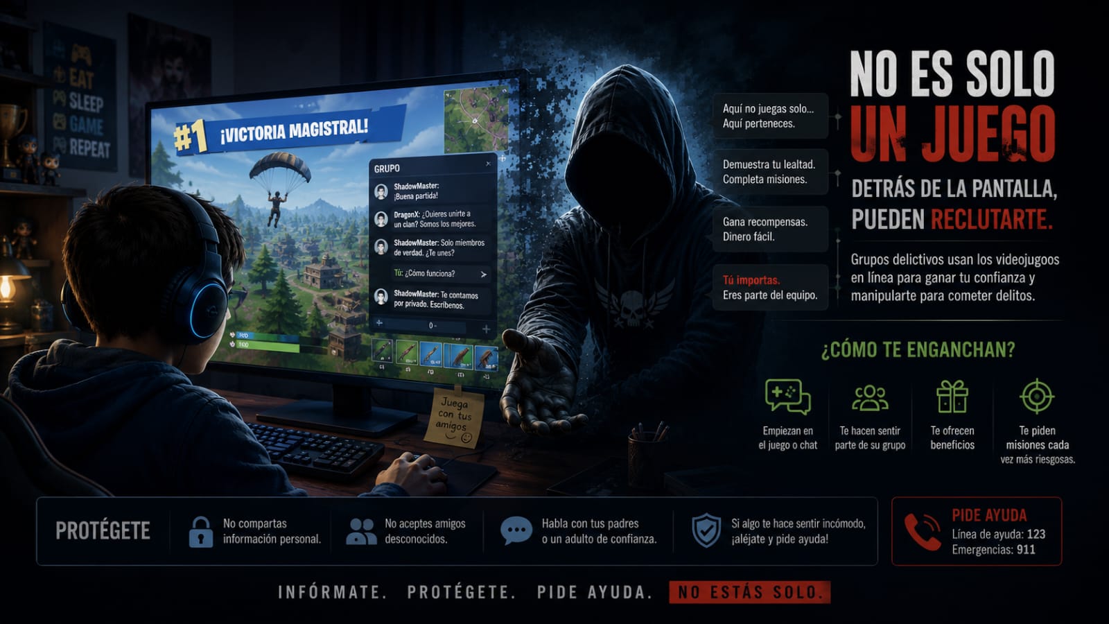 ADVIERTEN POR INTENTO DE RECLUTAMIENTO A TRAVES DE VIDEO JUEGOS EN PEDRO ESCOBEDO