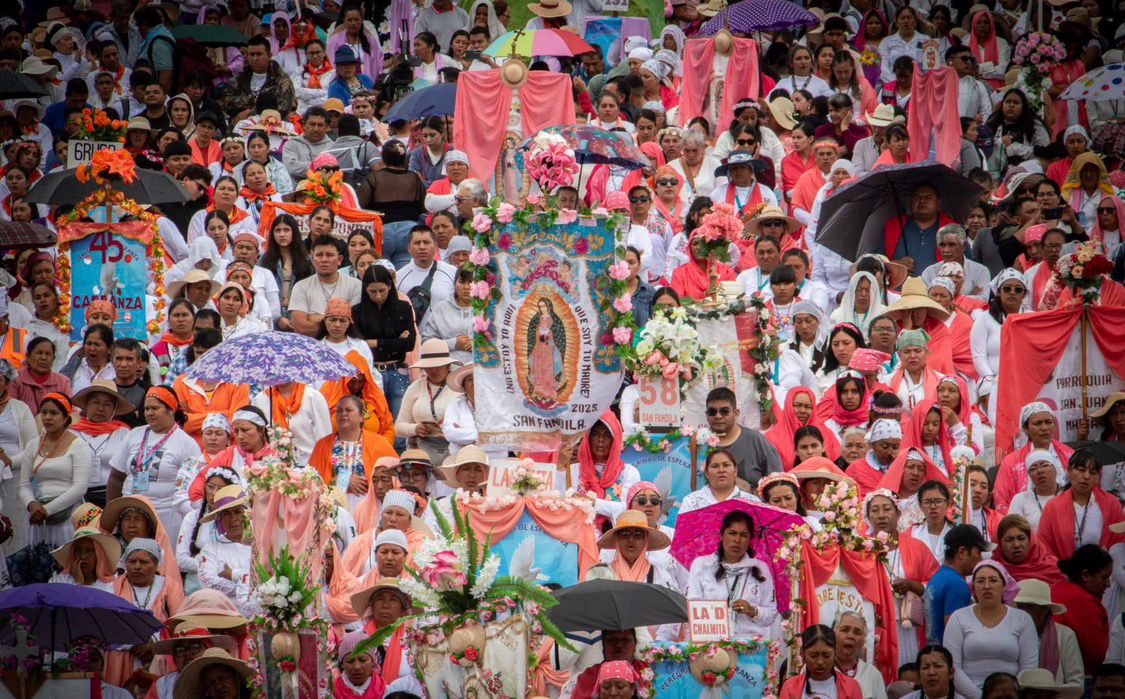 ESPERAN A 82 MIL PERSONAS EN LA PEREGRINACIÓN A LA BASÍLICA