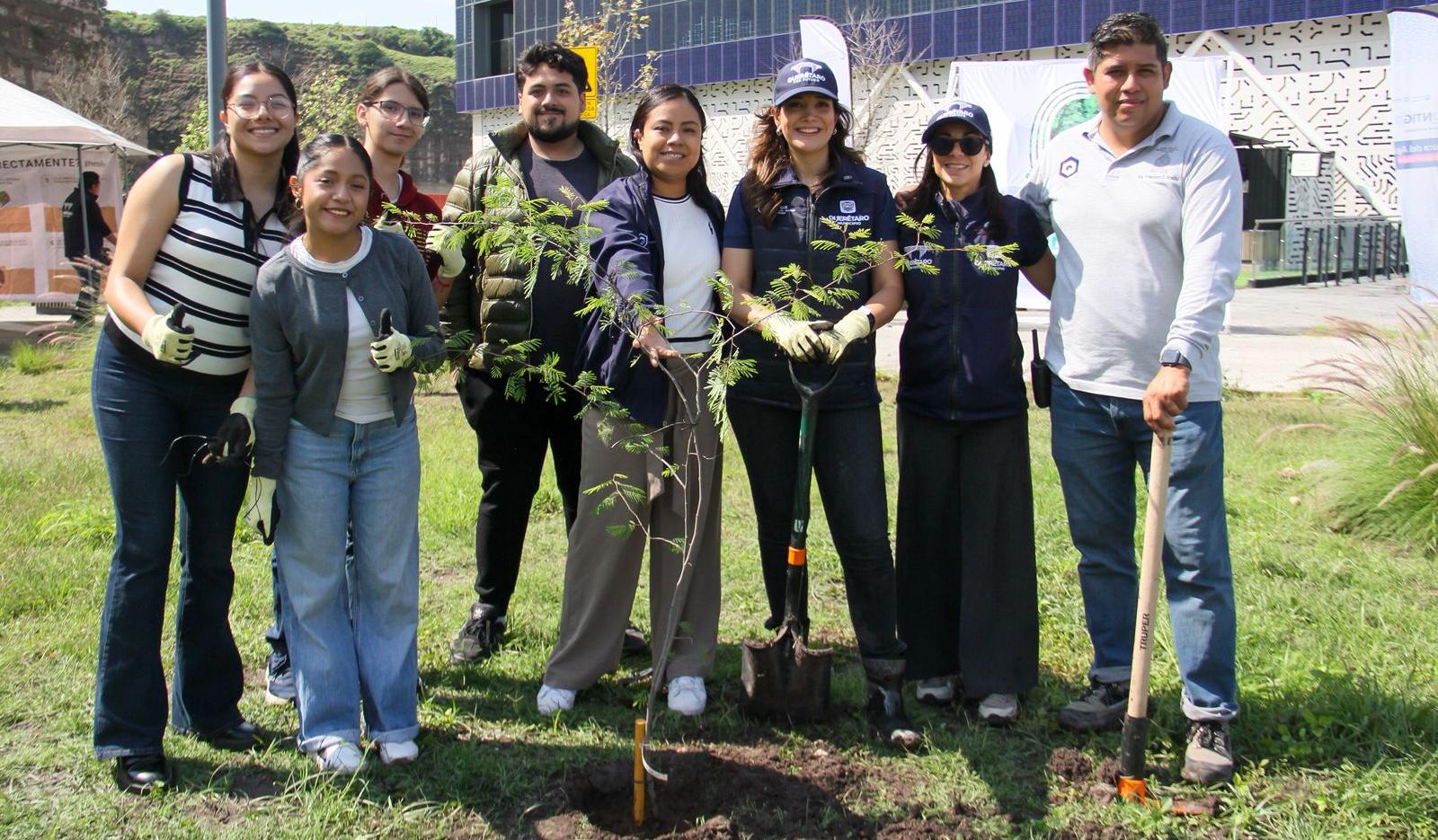 Realiza Municipio de Querétaro jornada de reforestación en BLOQUE